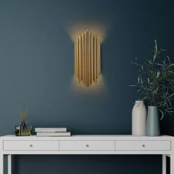 SFAX Appliques|Applique design dorée, structure graphique en tubes