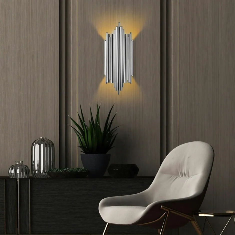 SFAX Appliques|Applique design noire, structure graphique en tubes