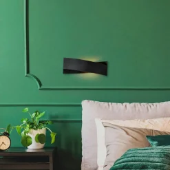 SFAX Appliques|Applique murale design noire, nœud stylisé 35 cm