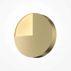 LAUREL Appliques|Applique murale moderne à cadran doré ⌀18,4 cm