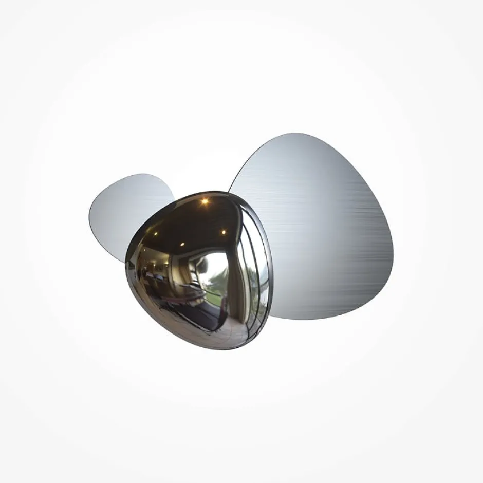 ELY Appliques|Applique murale moderne, galets dorés brillants et mats