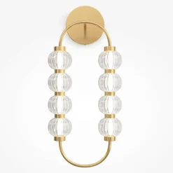 BELLA Appliques|Applique rétro - perles ciselées en verre sur cadre ovale