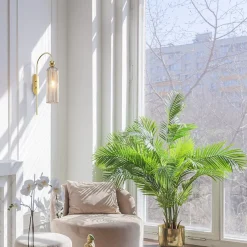 SOLANA Appliques|Applique rétro en verre ambré, forme arche