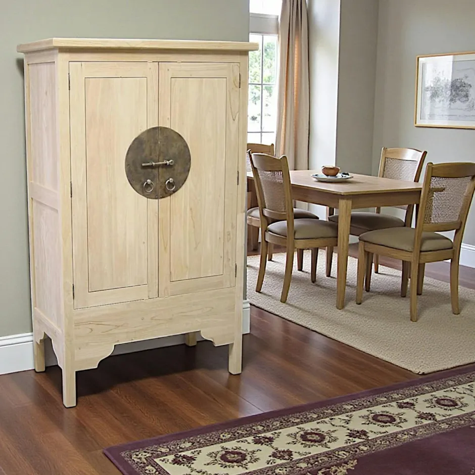 Maori Univers Déco·Globe-Trotter|Armoires Vintage|Armoire asiatique hévéa 104x170cm