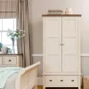Bristol Armoires En Bois|Armoire penderie blanche bois recyclé 107 cm