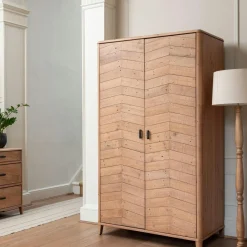 HANOI Armoires En Bois|Armoire penderie en bois recyclé FSC