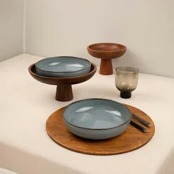 Arts De La Table·Vaisselle|Assiette creuse poke bowl gris antique (lot de 2) ELDA