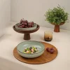 Arts De La Table·Vaisselle|Assiette creuse poke bowl vert antique (lot de 2) ELDA