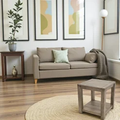 Attan Buffets Contemporains|Buffets Contemporains|Bahut bas moderne hévéa 100x90cm