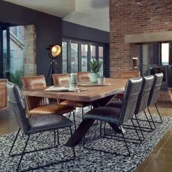 FERSCOTT 2 Buffets Contemporains|Buffets Contemporains|Bahut en chêne huilé 4 portes