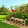 SUMMER Bancs De Jardin|Banc de jardin assise tressée et teck 151 cm