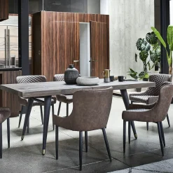 ADÉLAÏDE Univers Déco·Vintage|Banc de table bois recyclé piètement noir 140 cm