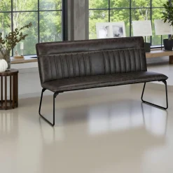 OKA Univers Déco·Loft Industriel|Banc de table industriel camel