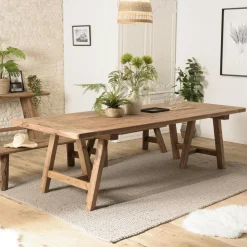 DENVER Univers Déco·Maison De Campagne|Banc en bois recyclé 140 cm style campagne