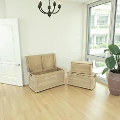 Bisho Bibliothèques En Bois|Bibliothèques En Bois|Bibliothèque coloniale Teck Miel 6 tiroirs