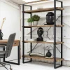 BRISBANE Univers Déco·Maison De Campagne|Univers Déco·Loft Industriel|Bibliothèque Etagère bois recyclé