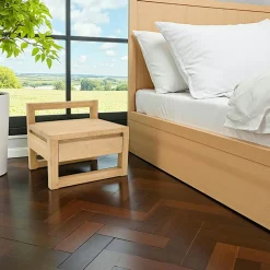 Olga Bouts De Canapé En Bois|Bout de canapé / Chevet Hévéa 1 tiroir 50x40x42,5