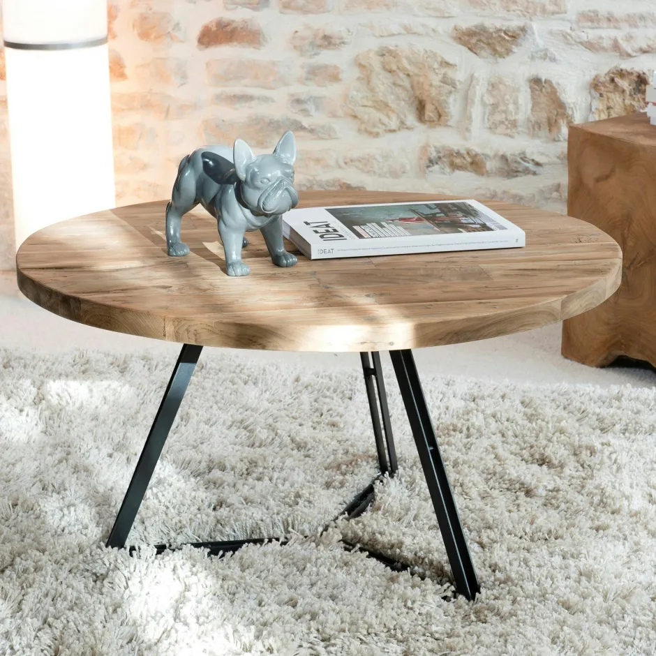 Atelier Bouts De Canapé En Métal|Bouts De Canapé En Bois|Bout de canapé en bois et verre