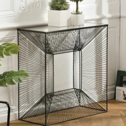 Atelier Buffets Industriels|Buffets Industriels|Buffet 2 portes en métal noir