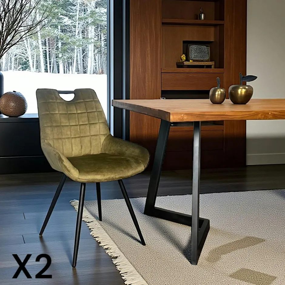 CARPATES Buffets Contemporains|Buffets Contemporains|Buffet contemporain bois de sapin damier