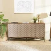 KANHA Buffets En Bois|Buffets En Bois|Buffet en bois 4 portes motifs graphiques