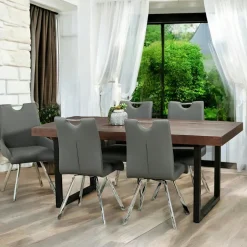 SAMOA Buffets Contemporains|Buffets Contemporains|Buffet en bois brun recyclé 3 portes