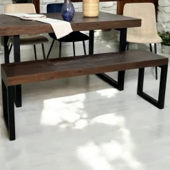 SAMOA Buffets Contemporains|Buffets Contemporains|Buffet en bois brun recyclé 3 portes