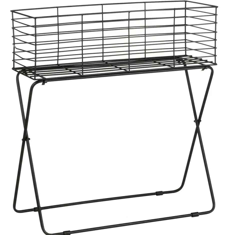 SOOMAA Buffets Contemporains|Buffets Contemporains|Buffet haut 2 portes chêne massif métal réf 30020868