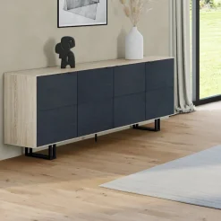 ZONZA Univers Déco·Design Contemporain|Vaisseliers Contemporains|Buffet haut en chêne blanc