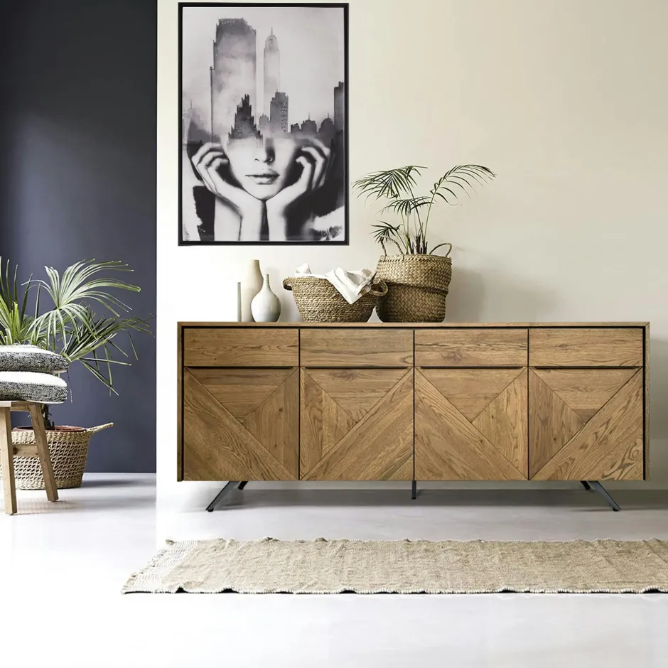 MANHATTAN Buffets En Chêne|Buffets En Chêne|Buffet haut moderne