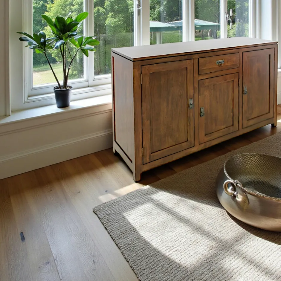 Helena Buffets Contemporains|Buffets Contemporains|Buffet Hévéa 3 portes, 1 tiroir, 140x45x85cm