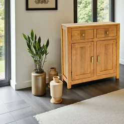 Gala Buffets Contemporains|Buffets Contemporains|Buffet Hévéa 2 portes, 2 tiroirs, 80x30x85cm