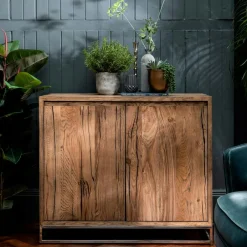 RIVERSIDE Buffets Contemporains|Buffets Contemporains|Buffet moderne 3 portes chêne acier