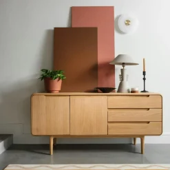 DERBY Buffets Scandinaves|Buffets Scandinaves|Buffet moderne en chêne clair 2 portes