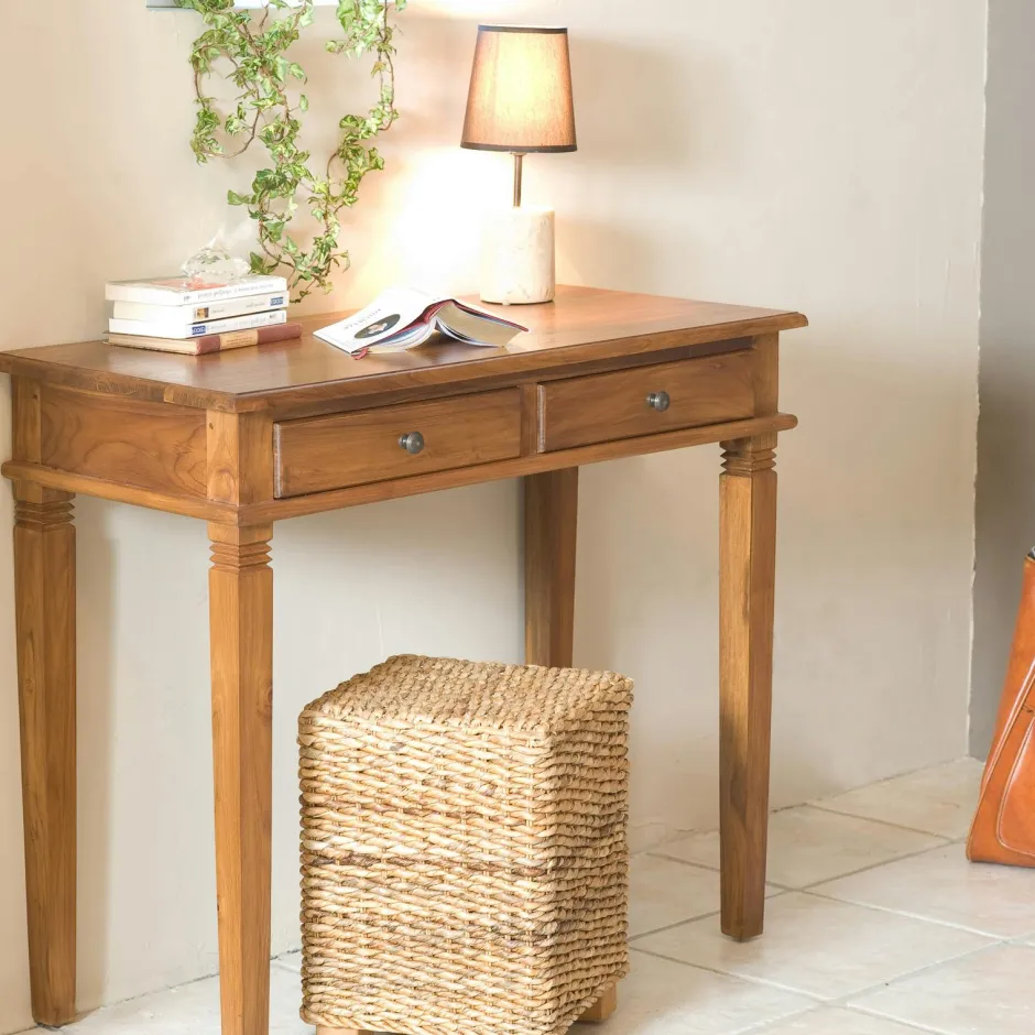 Bisho Univers Déco·Globe-Trotter|Buffets En Teck|Buffet salon exotique bois de teck petit modèle