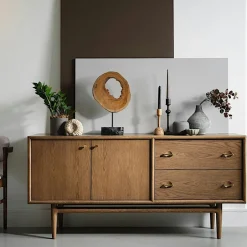 BRADFORD Buffets Vintage|Buffets Vintage|Buffet vintage en bois de chêne