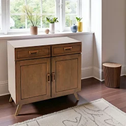 Sixties Buffets Vintage|Buffets Vintage|Buffet vintage hévéa massif 90x85cm