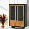 FAIRLIE Vaisseliers Contemporains|Vaisseliers Contemporains|Buffet vitrine en bois