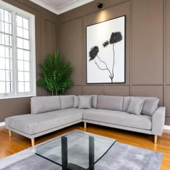 AMSTERDAM Canapés 3 Places|Canapés D'Angle|Canapé d'angle beige sable - côté droit, 290 cm