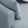 SPLIT Canapés 3 Places|Canapés Convertibles|Canapé d'angle convertible bleu gris - côté gauche