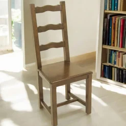 Tradition Chaises En Bois|Meubles De Cuisine·Chaises|Chaise ancienne dossier haut hévéa