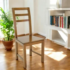 Helena Chaises En Bois|Chaises Contemporaines|Chaise classique hévéa massif