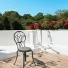 Chaises De Jardin|Chaise de jardin bistrot gris foncé
