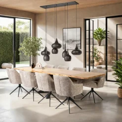 TARAZ Meubles De Cuisine·Chaises|Chaises Velours|Chaise de salle à manger vert foncé motif damier (lot de 2)