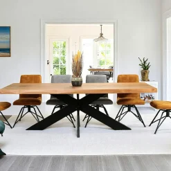 IENA Chaises Capitonnées|Meubles De Cuisine·Chaises|Chaise design tissu microfibre anthracite (lot de 2)