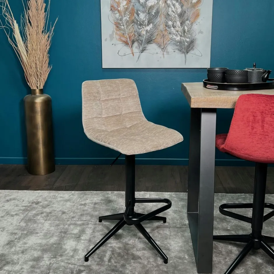 MALMOE Chaises Scandinaves|Chaises Capitonnées|Chaise en velours gris anthracite (lot de 2)