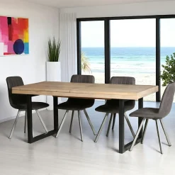 Melbourne Chaises Contemporaines|Meubles De Cuisine·Chaises|Chaise grise (lot de 2)