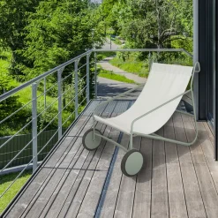 Oslo Transats / Bains De Soleil|Meubles En Aluminium Brafab|Chilienne design vert argile