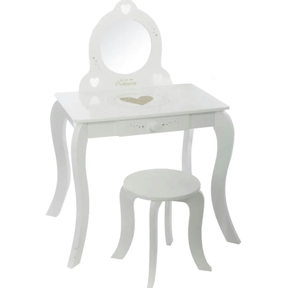 Meubles De Chambre·Coiffeuses|Coiffeuse enfant avec tabouret