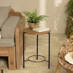 Swing Commodes En Bois|Commode 6 tiroirs en bois recyclé et tressage coco